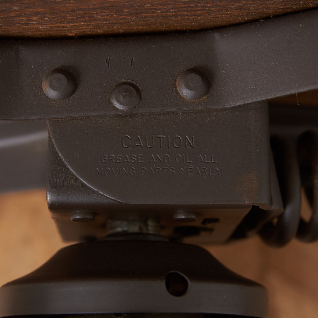 ヴィンテージ オーク無垢材 デスクチェア