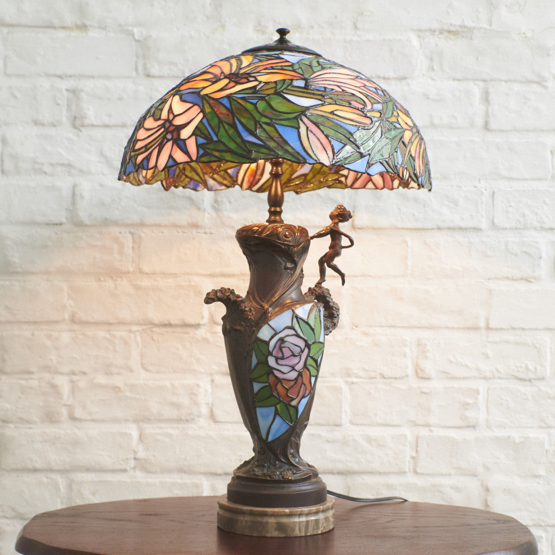 ステンドグラス ティファニーランプ