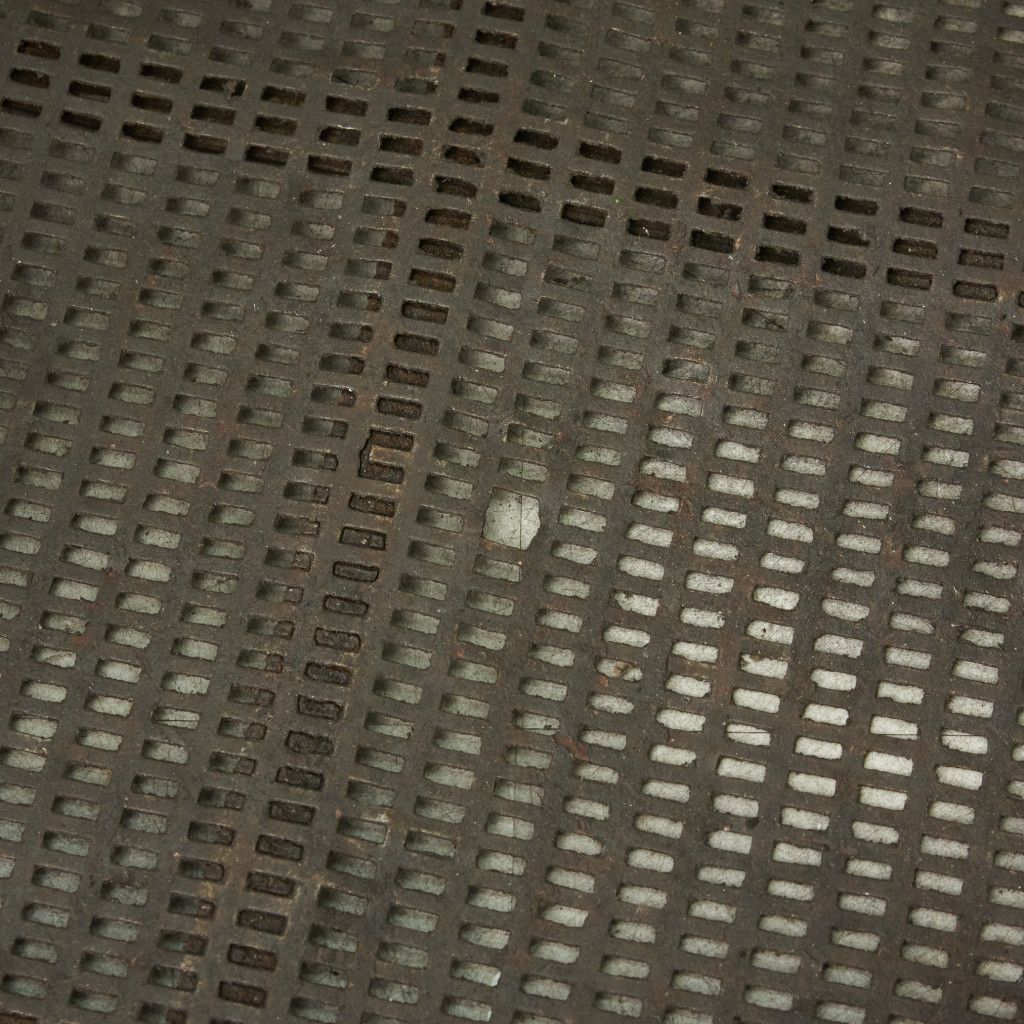 ヴィンテージ メタル メッシュバスケット