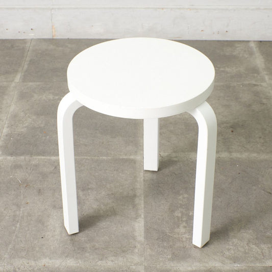 Artek スツール60 / オールホワイトラッカー