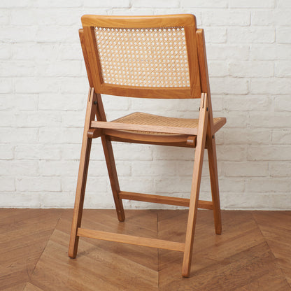 ラタン編み フォールディングチェア