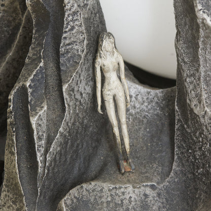 照明付き 彫刻作品