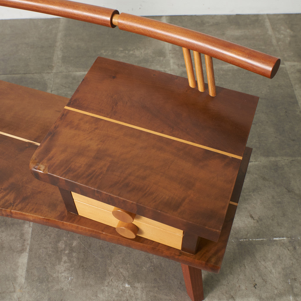 作家物 無垢材 ベンチ