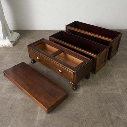 英国アンティーク スタッキングブックケース