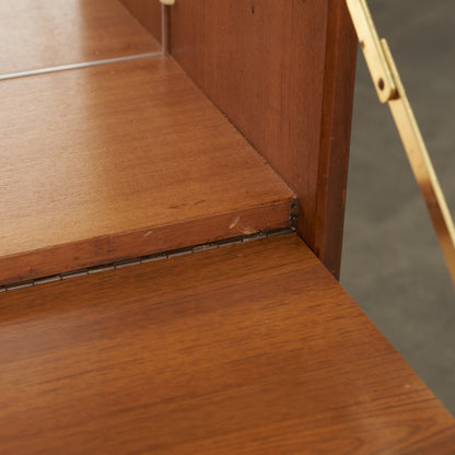 ヴィンテージ ビューロー付きブックケース