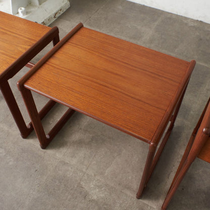 タイルトップ ドロワーネストテーブル (3566D)