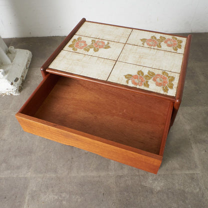 タイルトップ ドロワーネストテーブル (3566D)