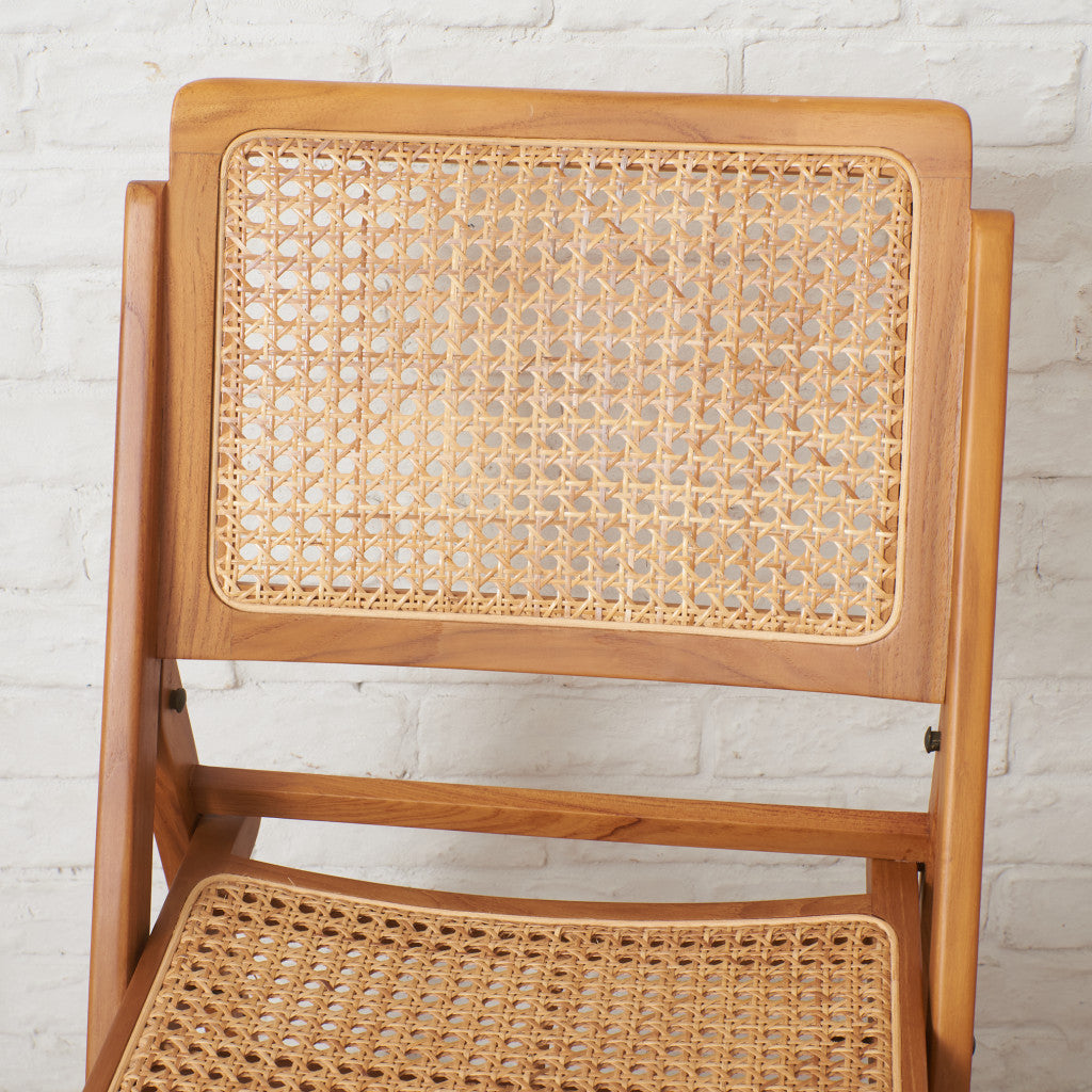 ラタン編み フォールディングチェア