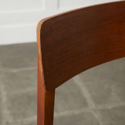 英国ヴィンテージ ダイニングチェア / 張替済