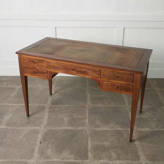 アンティーク マホガニー材 両袖デスク