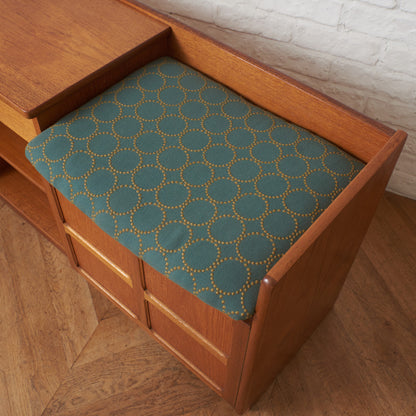 ヴィンテージ テレフォンベンチ / 張替済