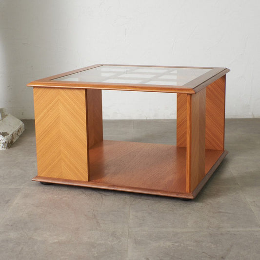 Chevron ガラス天板 コーヒーテーブル