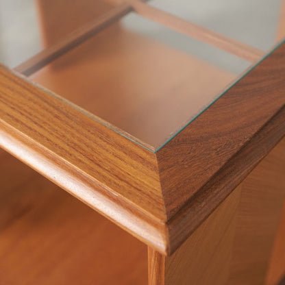 Chevron ガラス天板 コーヒーテーブル