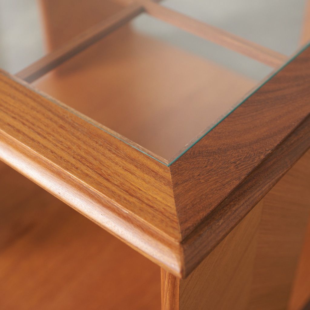 Chevron ガラス天板 コーヒーテーブル