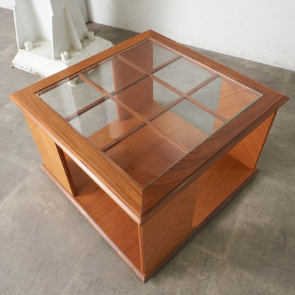 Chevron ガラス天板 コーヒーテーブル