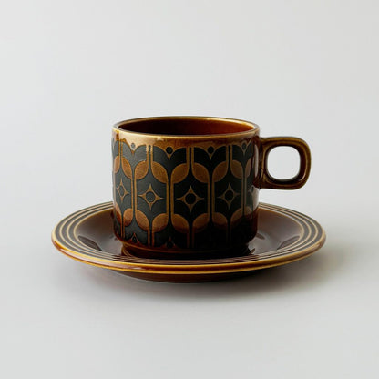 HEIRLOOM エアルーム カップ&ソーサー Autumn brown
