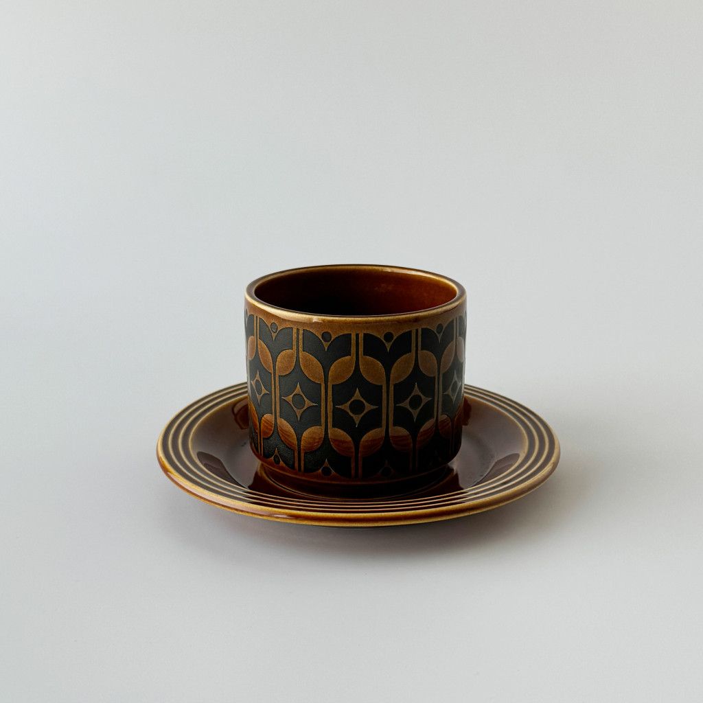 HEIRLOOM エアルーム カップ&ソーサー Autumn brown