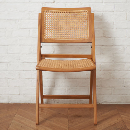 ラタン編み フォールディングチェア