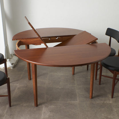 エクステンション ラウンド ダイニングテーブル