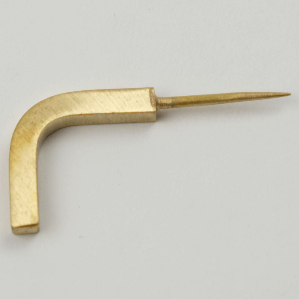 真鍮 Ｌ字フックプッシュピン