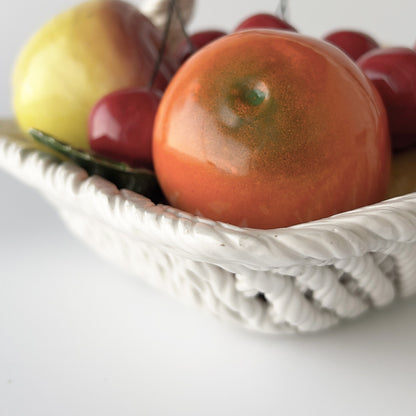 ヴィンテージ セラミック フルーツバスケット