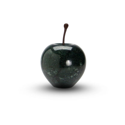 ストーンオブジェ Marble Apple ジェードグリーン Small