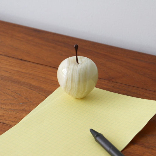 ストーンオブジェ Marble Apple ストライプ Small