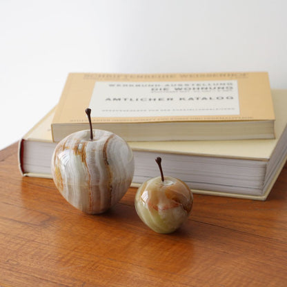 ストーンオブジェ Marble Apple ストライプ Small