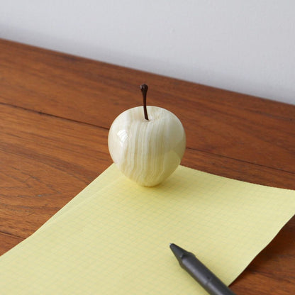 ストーンオブジェ Marble Apple ストライプ Small