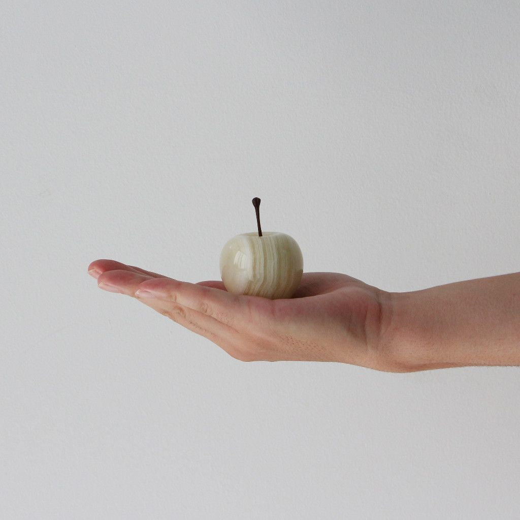 ストーンオブジェ Marble Apple ストライプ Small