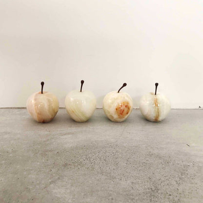 ストーンオブジェ Marble Apple ストライプ Small