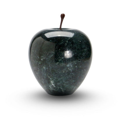ストーンオブジェ Marble Apple ジェードグリーン Large