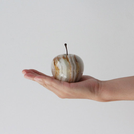 ストーンオブジェ Marble Apple ストライプ Large