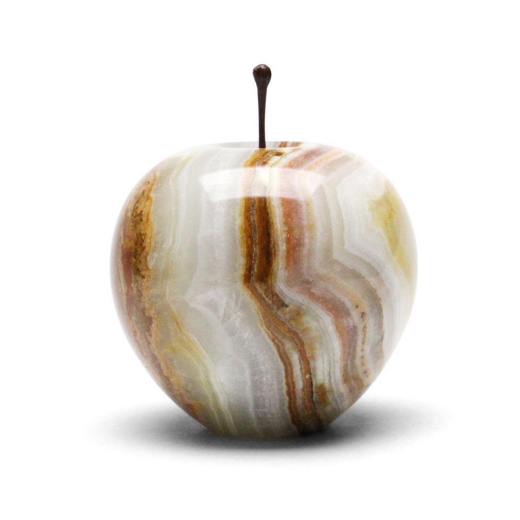 ストーンオブジェ Marble Apple ストライプ Large