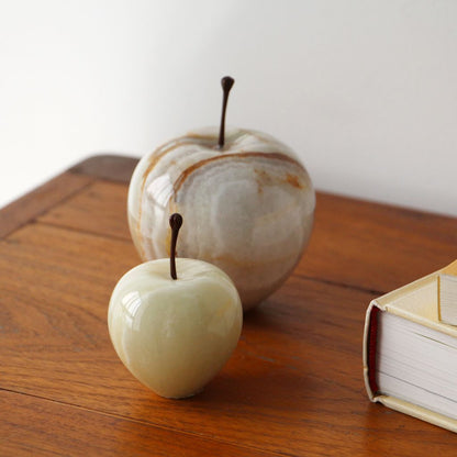 ストーンオブジェ Marble Apple ストライプ Large