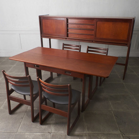 ヴィンテージ リビングシステム 6点セット / 座面張替済