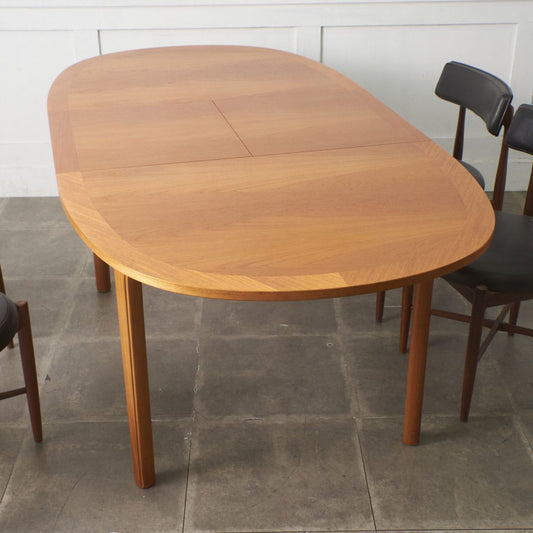 エクステンション オーバル ダイニングテーブル