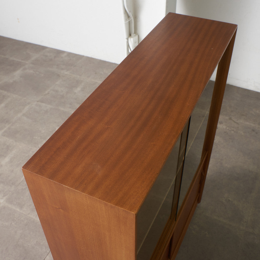 ヴィンテージ ガラスキャビネット