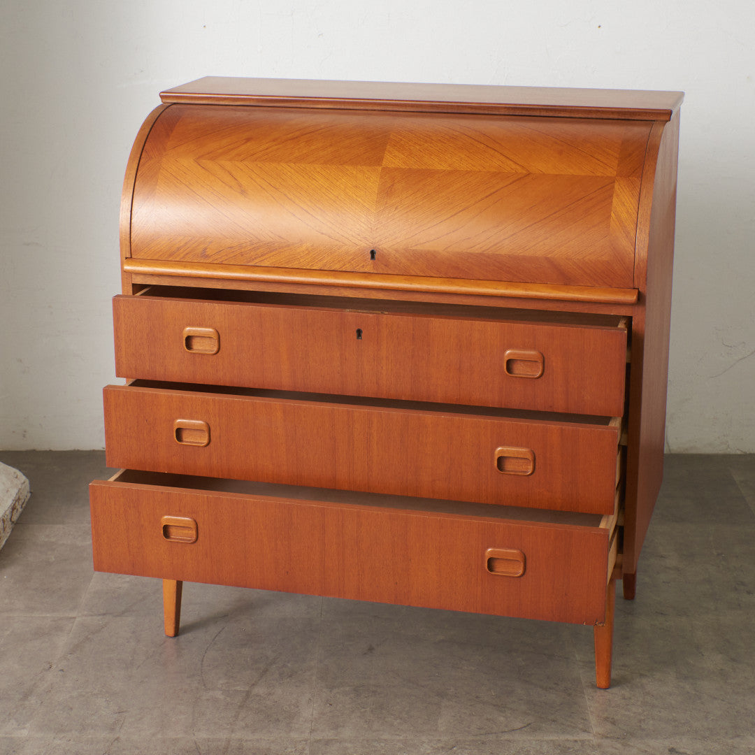 ヴィンテージ ロールトップ ライティングビューロー