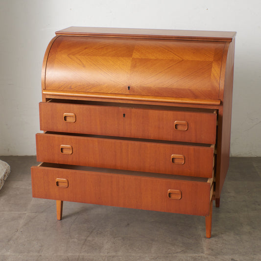 ヴィンテージ ロールトップ ライティングビューロー