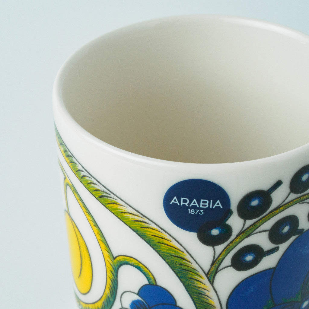 パラティッシ マグカップ 240ml ブルー&イエロー