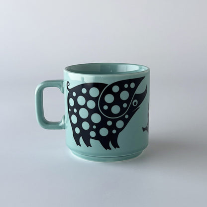 Hornsea x Magpie マグカップ  Piggie Family Teal