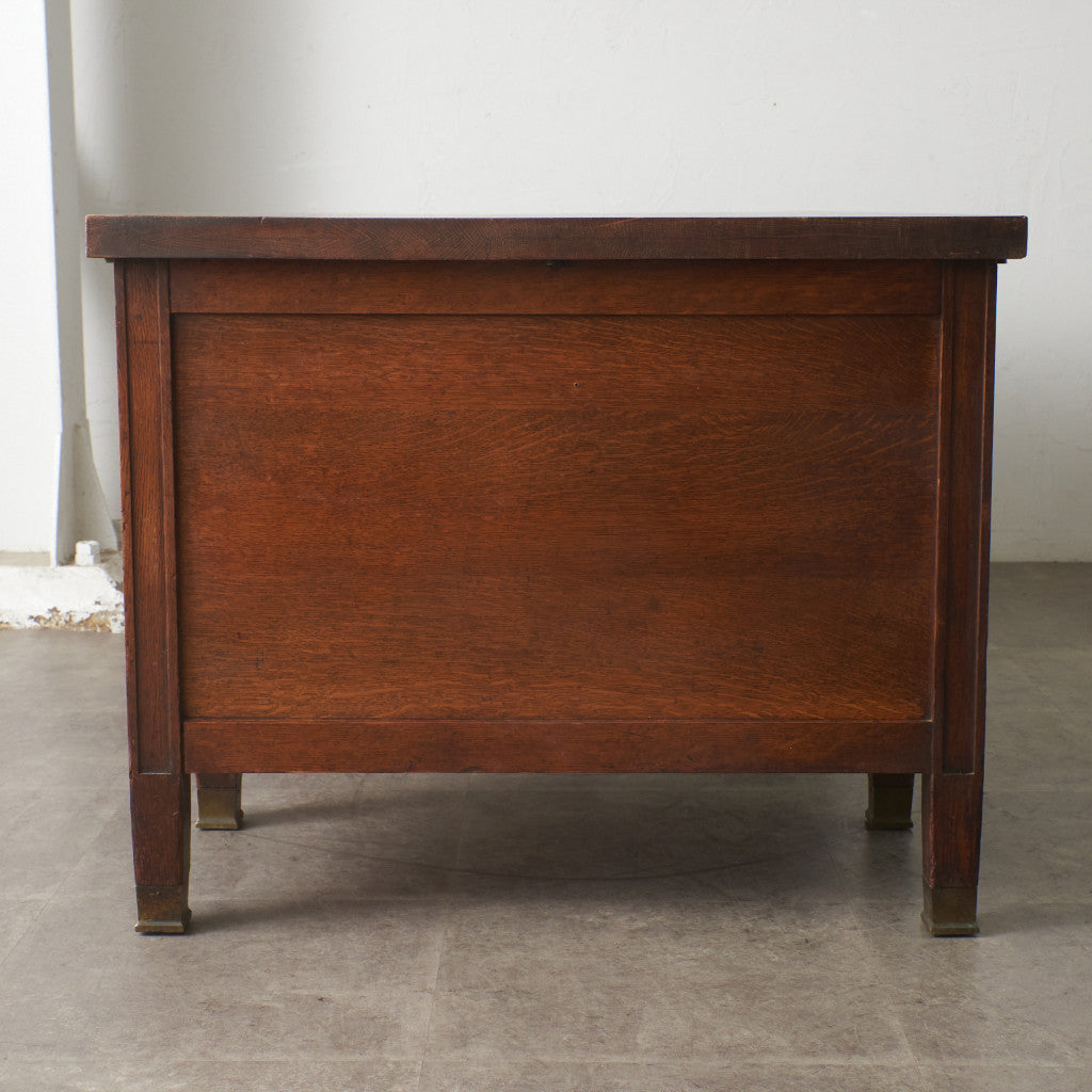 英国アンティーク 両袖デスク