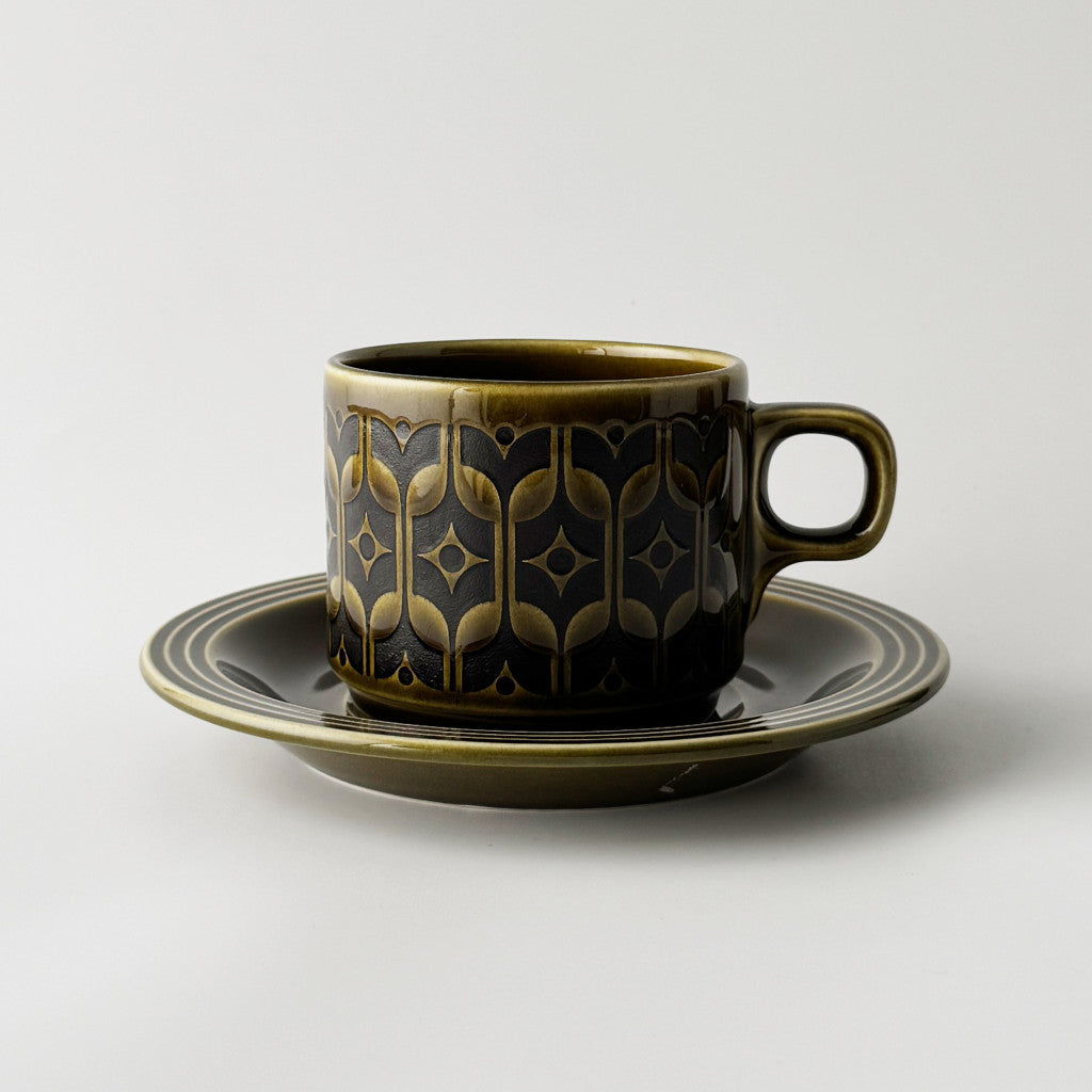HEIRLOOM エアルーム カップ&ソーサー Lakeland green 緑