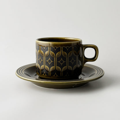 HEIRLOOM エアルーム カップ&ソーサー Lakeland green 緑