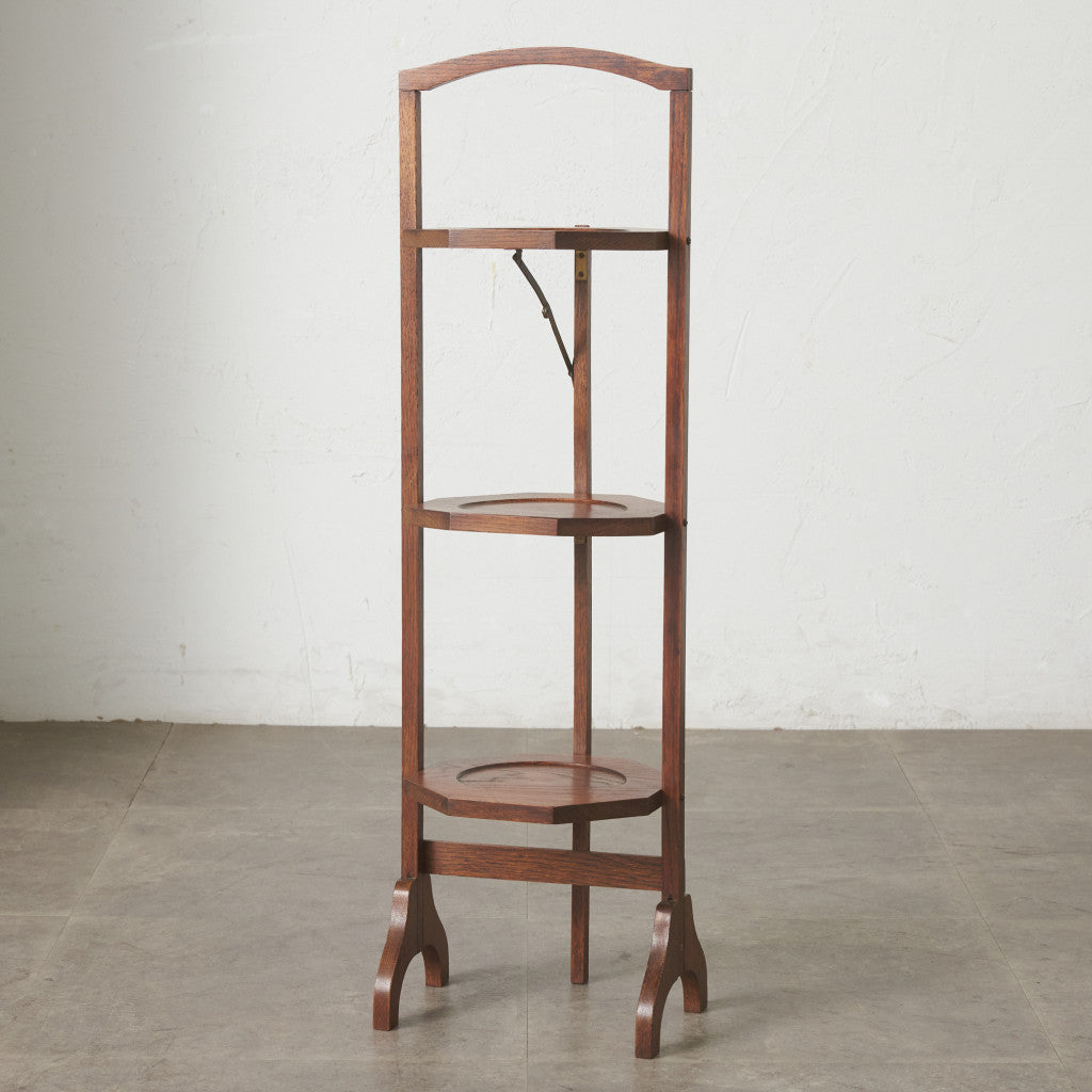 英国アンティーク 折畳み式 ケーキスタンド