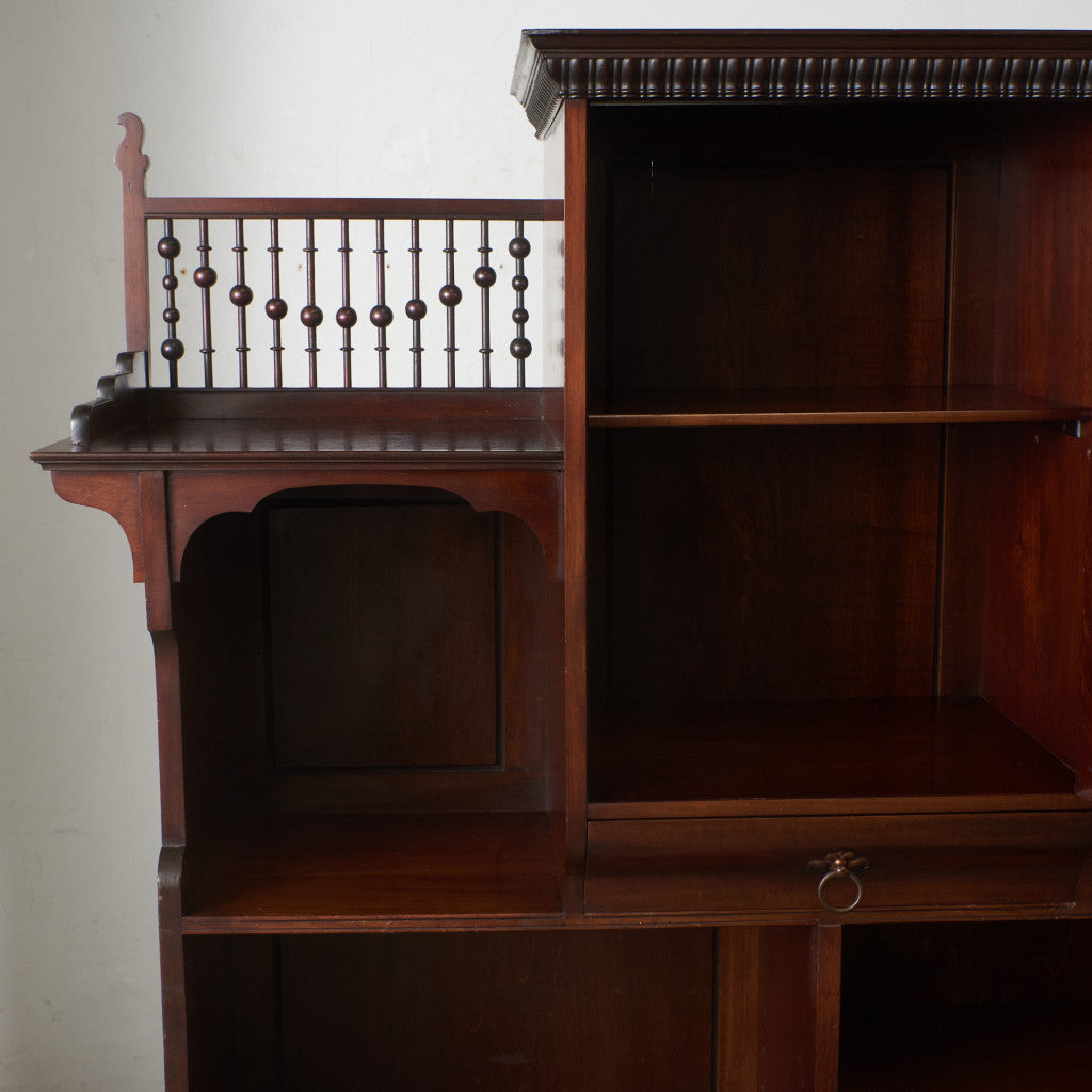 アンティーク アーツアンドクラフツ様式 ブックシェルフ