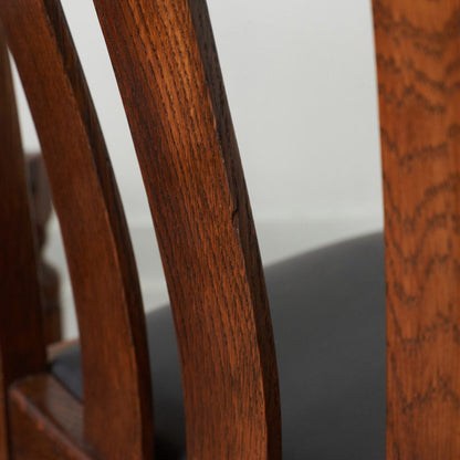 アンティーク ダイニングチェア 4脚セット / 張替品