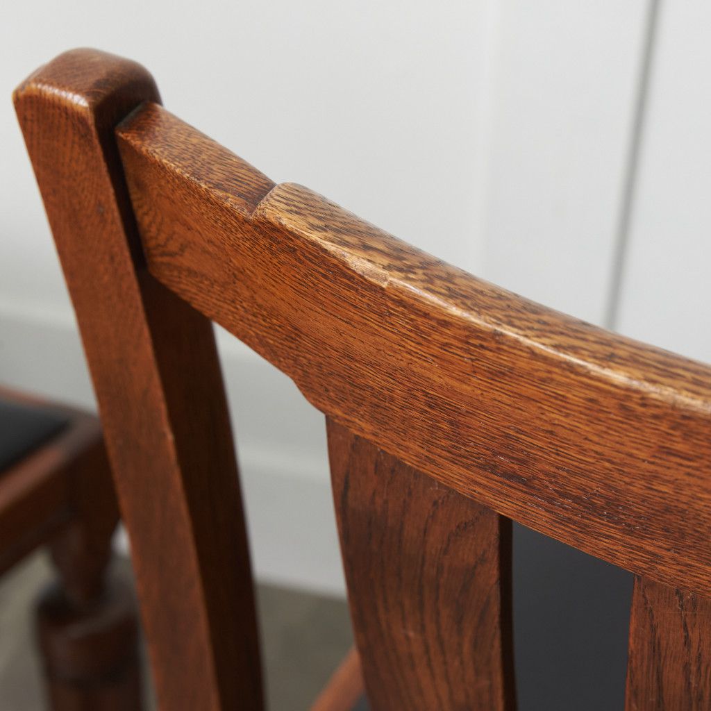 アンティーク ダイニングチェア 4脚セット / 張替品