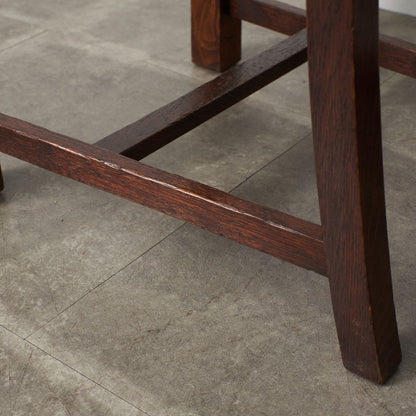 アンティーク ダイニングチェア 4脚セット / 張替品